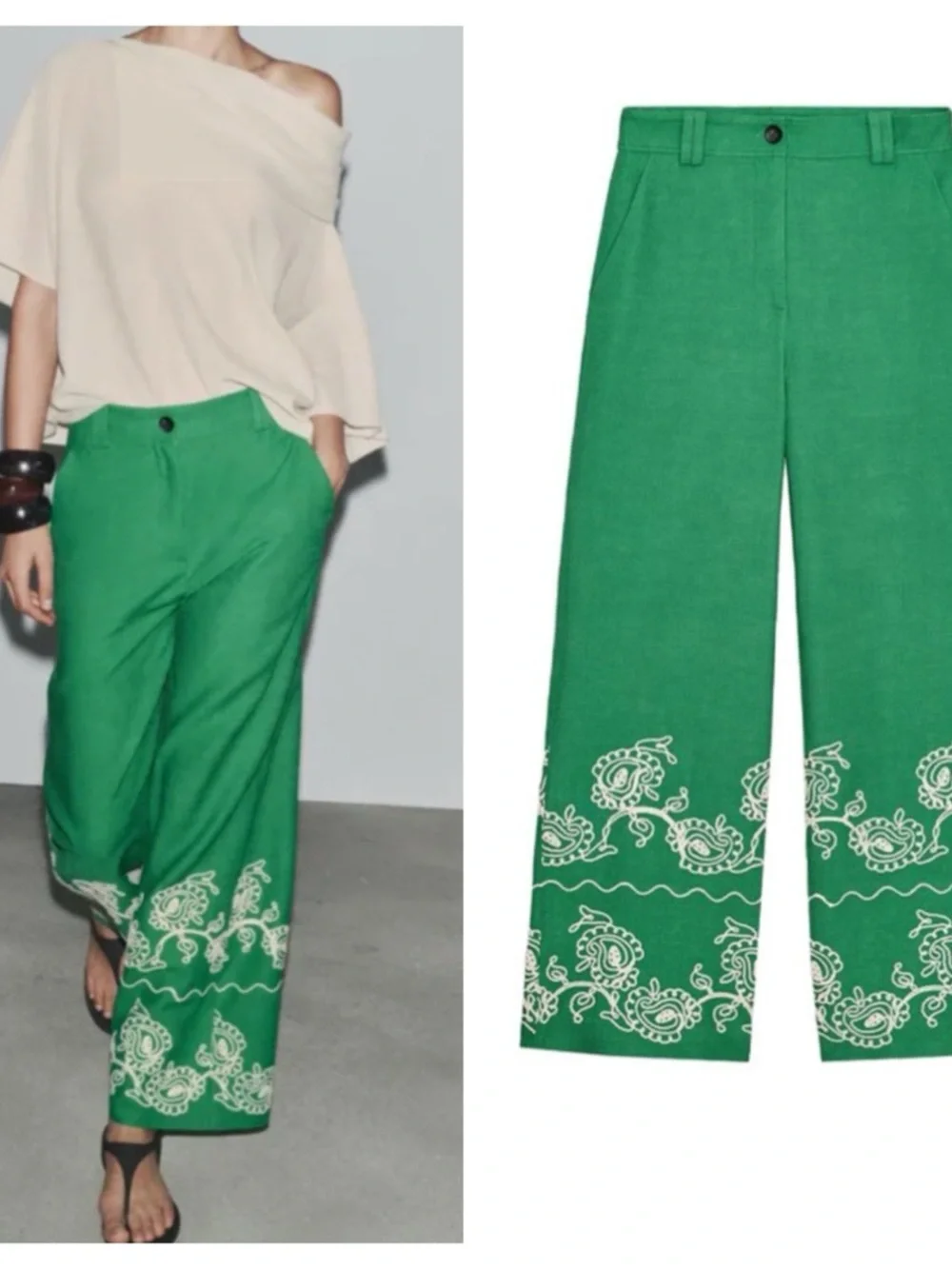 Zara stylish green